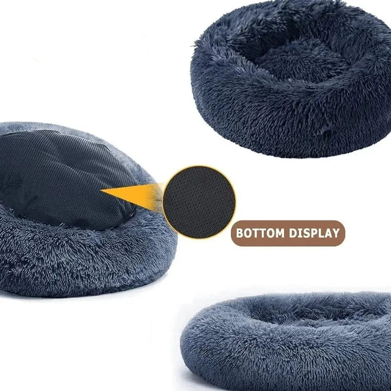 Ultra-Plush Calming Pet Bed for Cats & Dogs