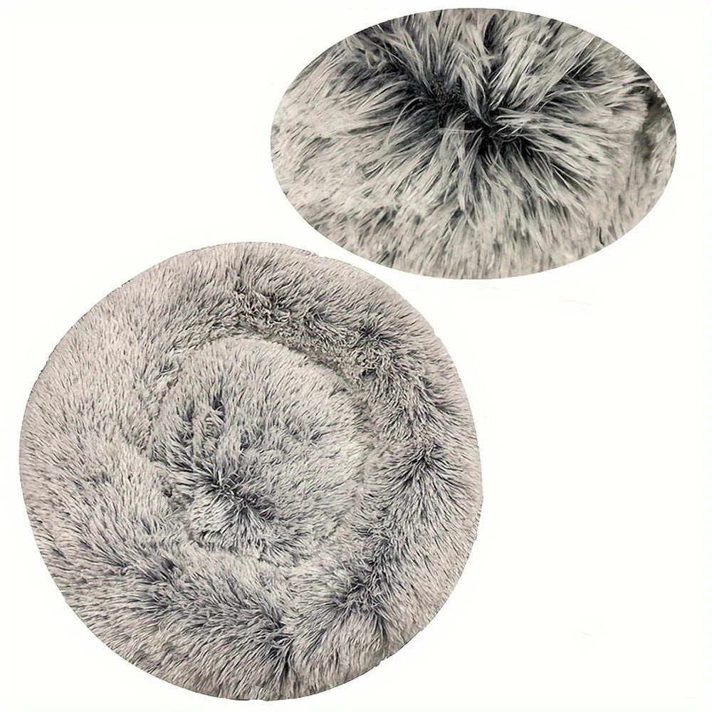 Ultra-Plush Calming Pet Bed for Cats & Dogs