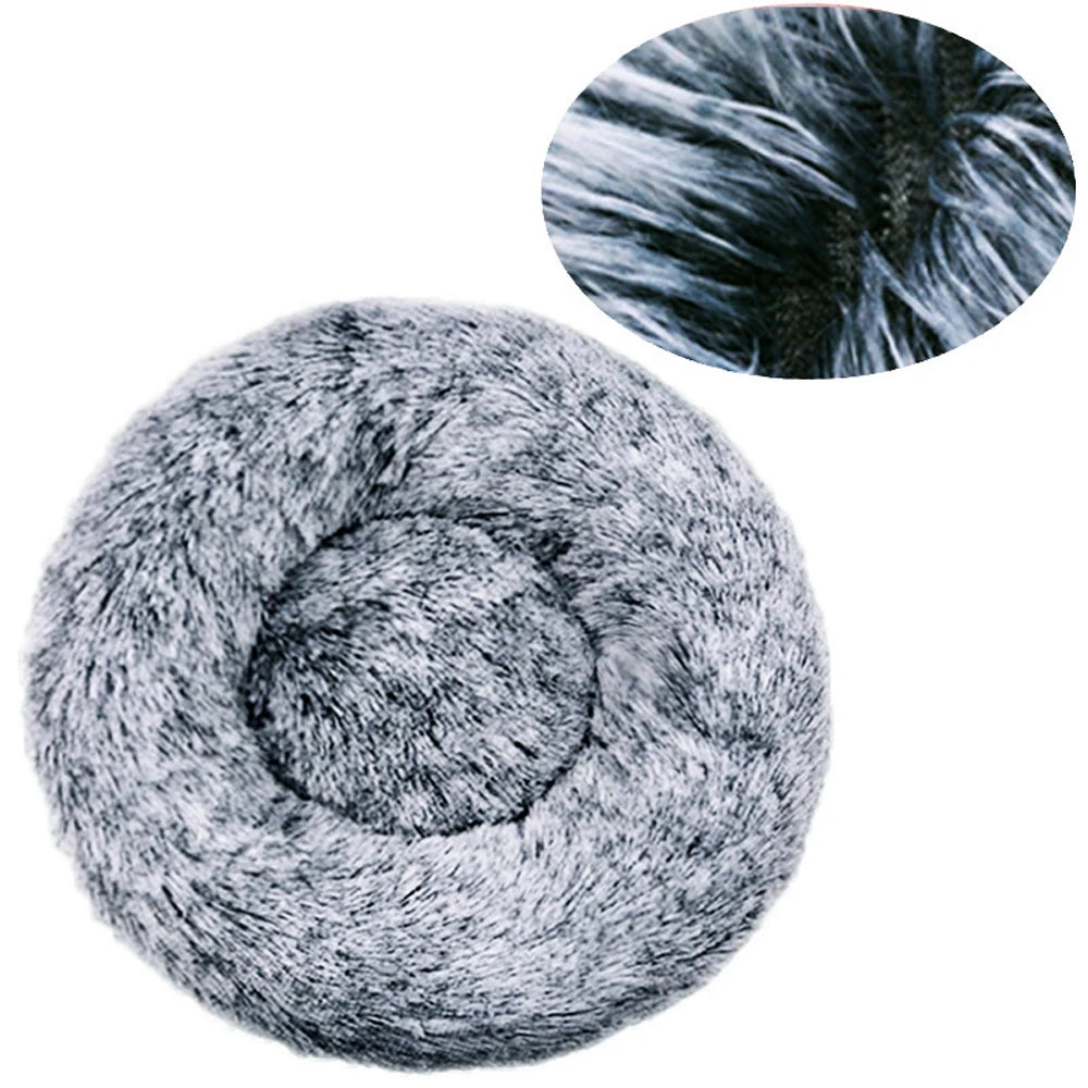 Ultra-Plush Calming Pet Bed for Cats & Dogs