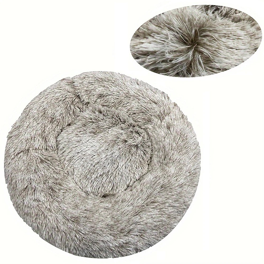 Ultra-Plush Calming Pet Bed for Cats & Dogs