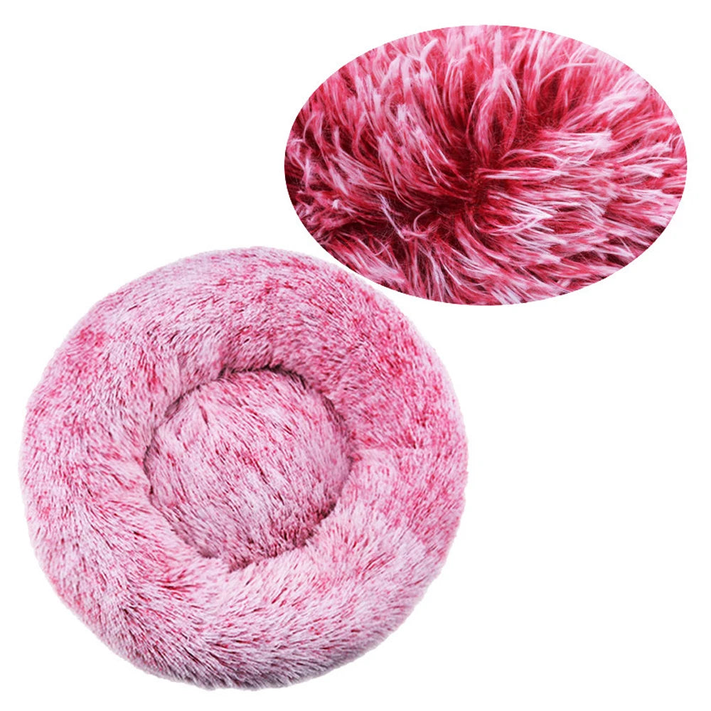 Ultra-Plush Calming Pet Bed for Cats & Dogs