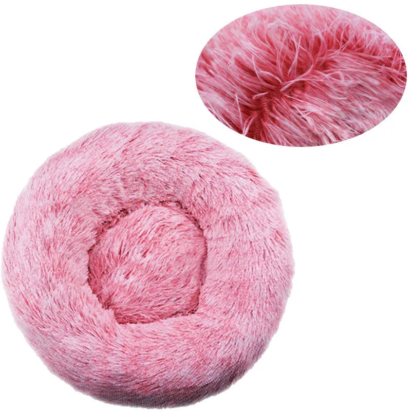 Ultra-Plush Calming Pet Bed for Cats & Dogs