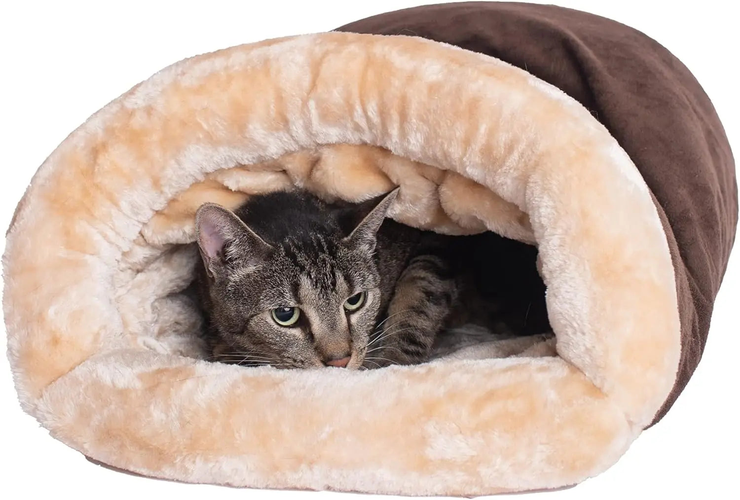 Warm and Cozy Semi-enclosed Cat Sleeping Bag Nest