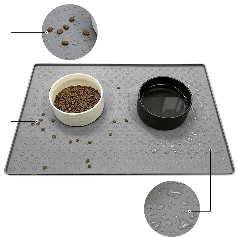 Waterproof Non-Slip Silicone Pet Feeding Mat