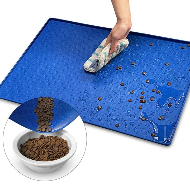 Waterproof Non-Slip Silicone Pet Feeding Mat