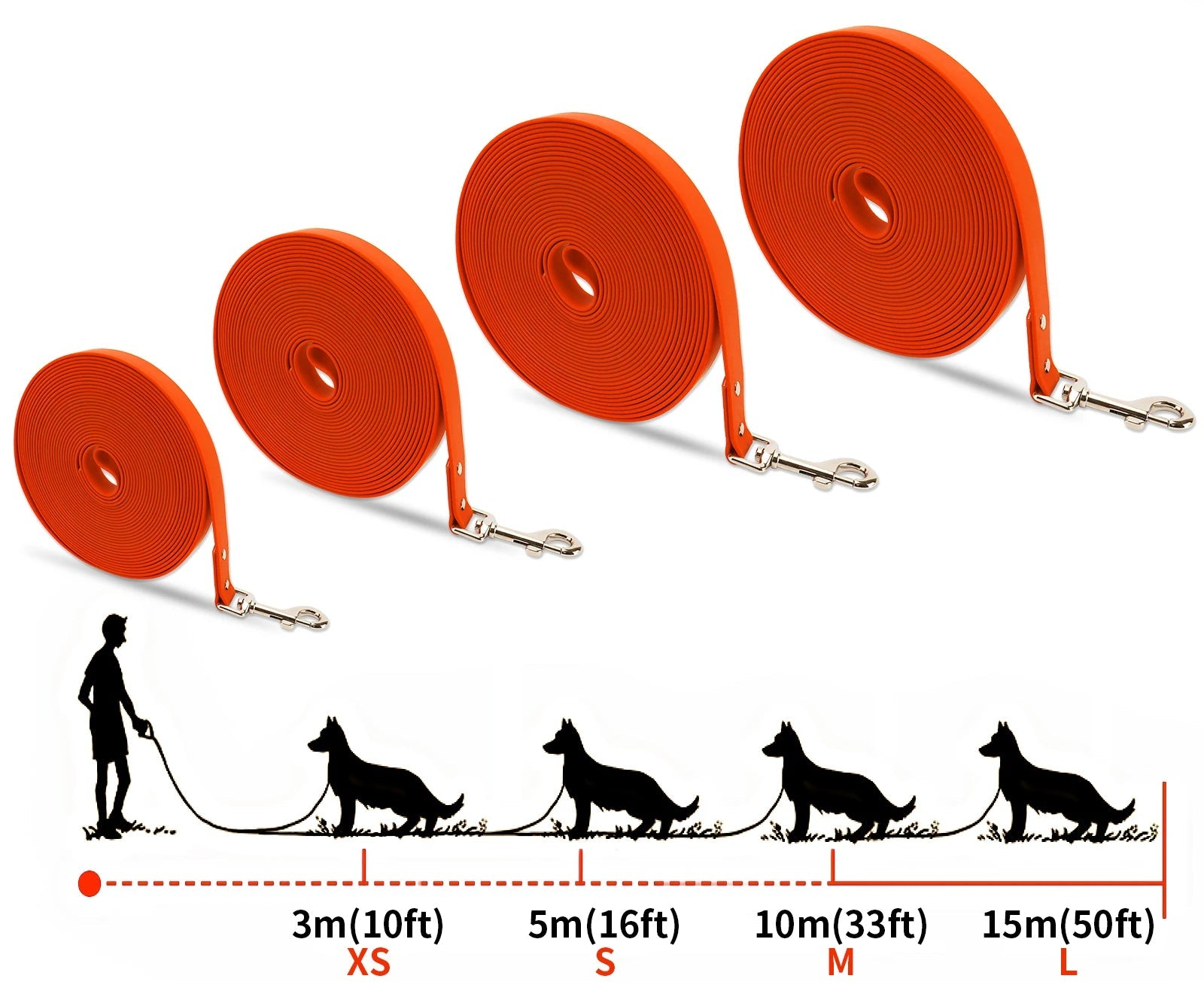 Waterproof Walking and Training Lead Dog Leash